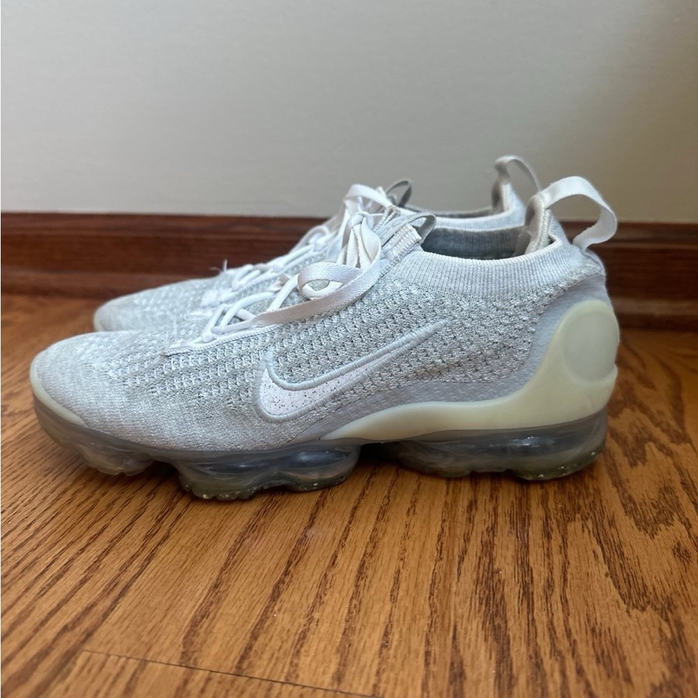 Nike Air VaporMax FK Shoes Womens 7 White